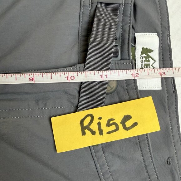Rei Convertible Pants Shorts Hiking Relaxed Fit Womens 10 Gray Outdoors Nylon - Picture 8 of 10